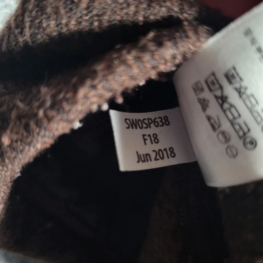Smartwool Jacket Mens‎ Small Brown Wool Fleece Full Zip Thermal Outdoor SWOSP638